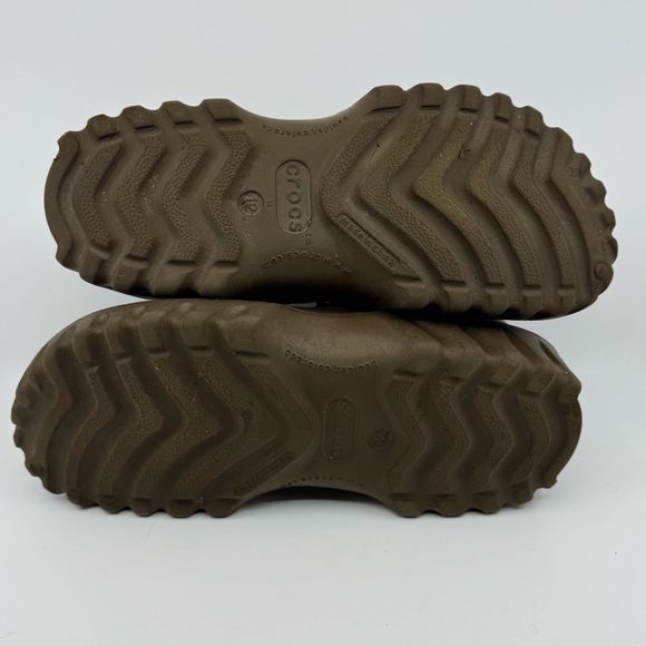 Crocs Islander Waterproof  Leather Duck Boots Color Brn Sz 12 - Picture 7 of 11